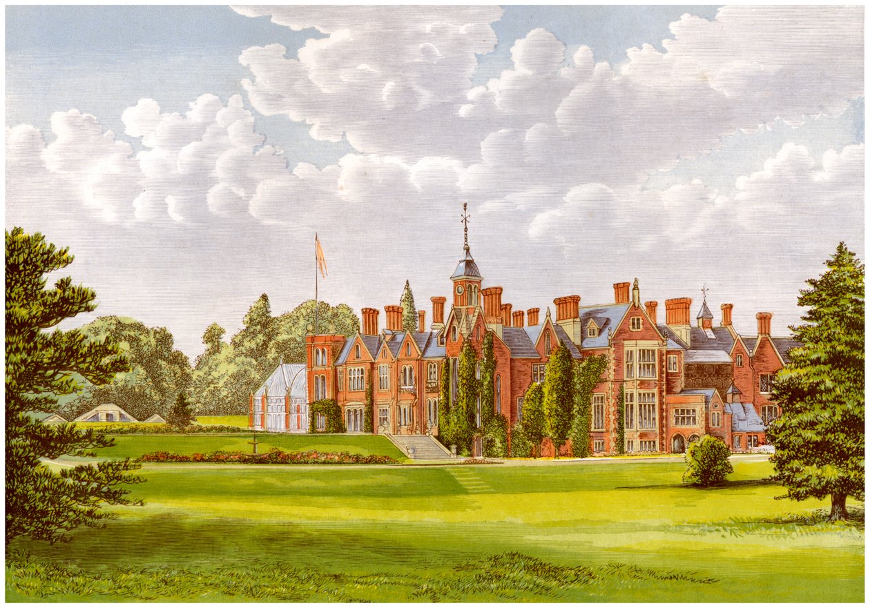 Le Hendre, Monmouthshire, Pays de Galles, maison de la famille Rolls, vers 1880 - Unbekannt