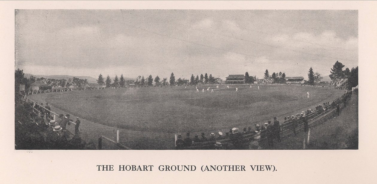 Le terrain de cricket de Hobart, Tasmanie, Australie - Unbekannt