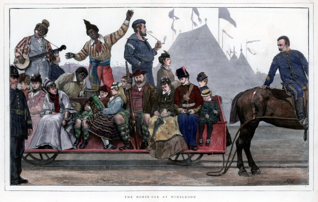 Le tramway à Wimbledon, 1872 - Unbekannt