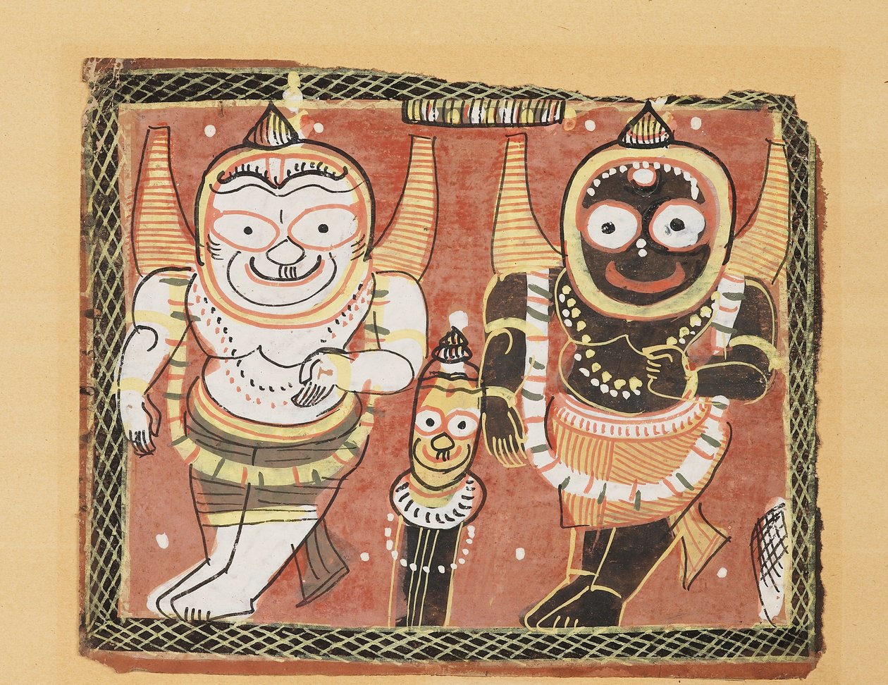 Le trio de Jagannatha, 19ème siècle - Unbekannt