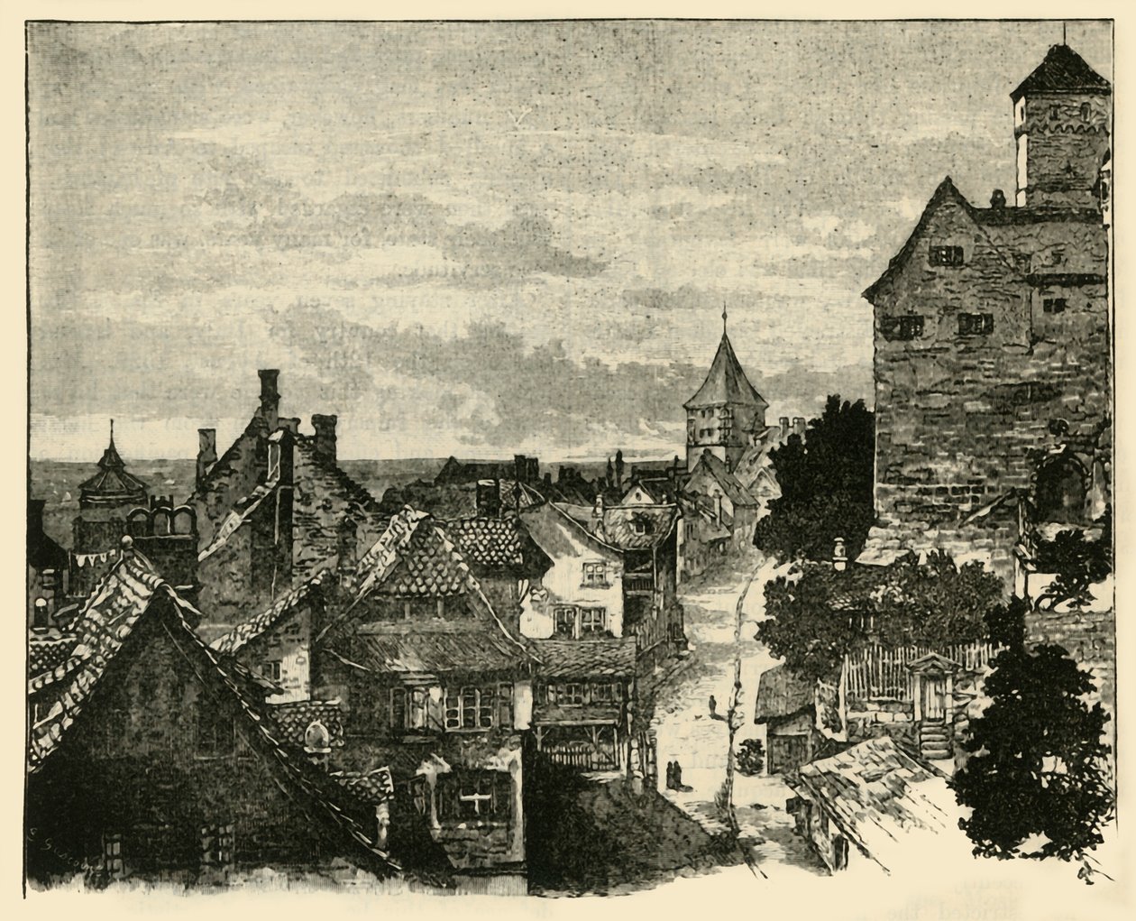 Le Kaiserberg, Nuremberg, 1890 - Unbekannt