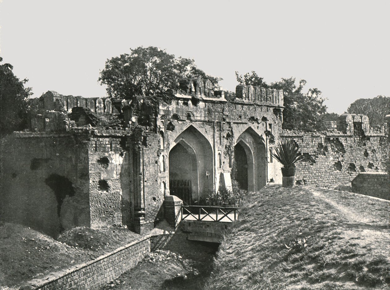 La Porte Kashmiri, Delhi, Inde, 1895 - Unbekannt