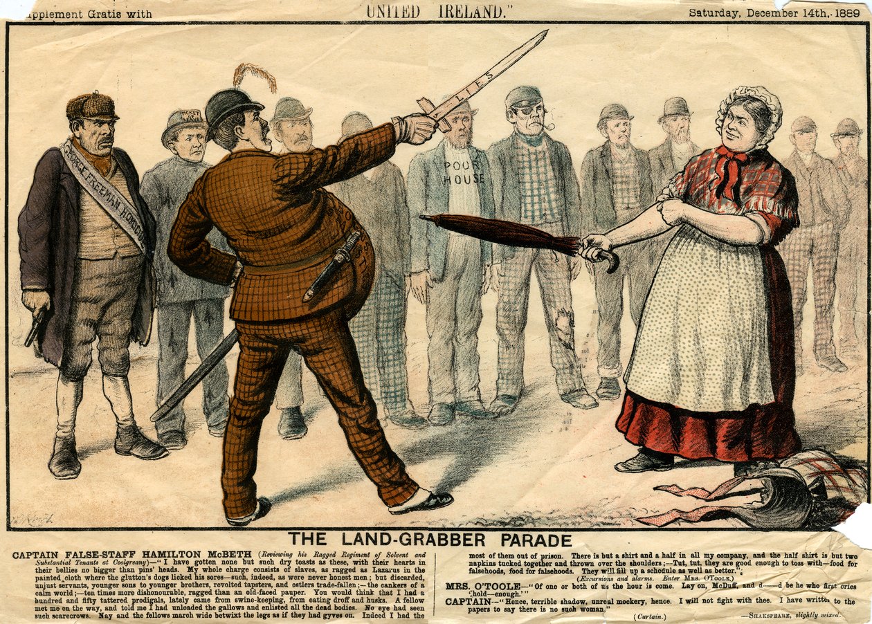 Le défilé du Land-Grabber, 1889 - Unbekannt
