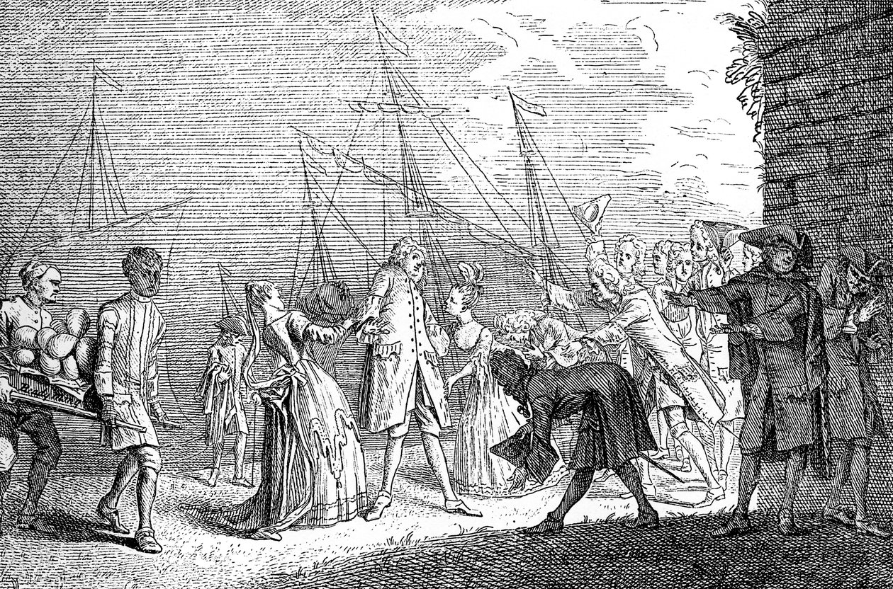Le débarquement de Senesino, 1720 - Unbekannt