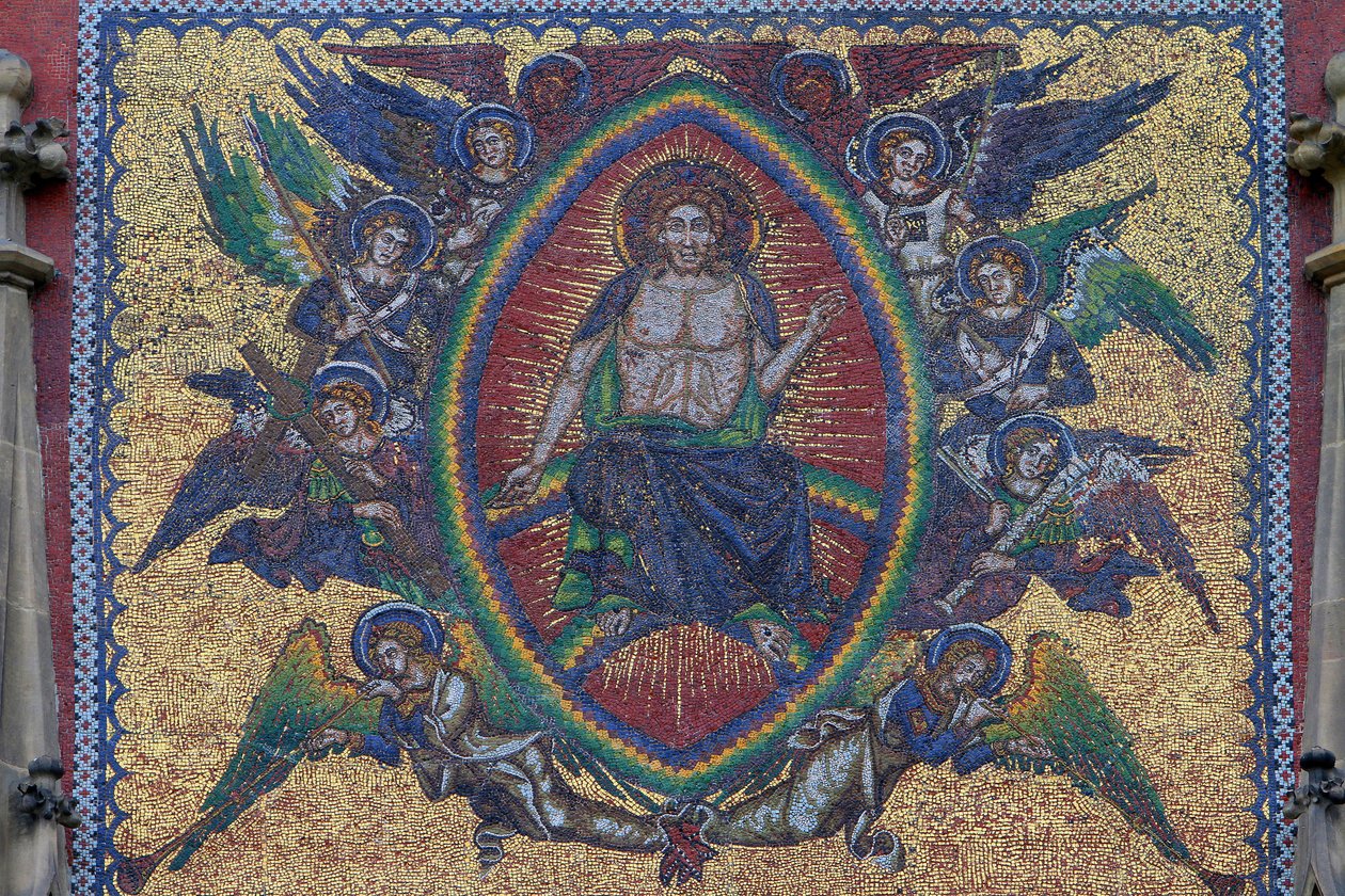 Le Jugement Dernier, La Porte Dorée de la Cathédrale Saint-Guy, Wenceslas et Adalbert, Prague, République Tchèque - Unbekannt