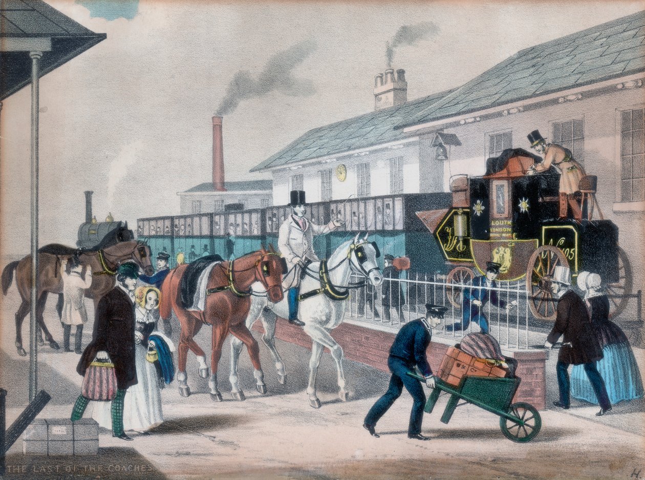 Le dernier des carrosses, vers 1840 - Unbekannt