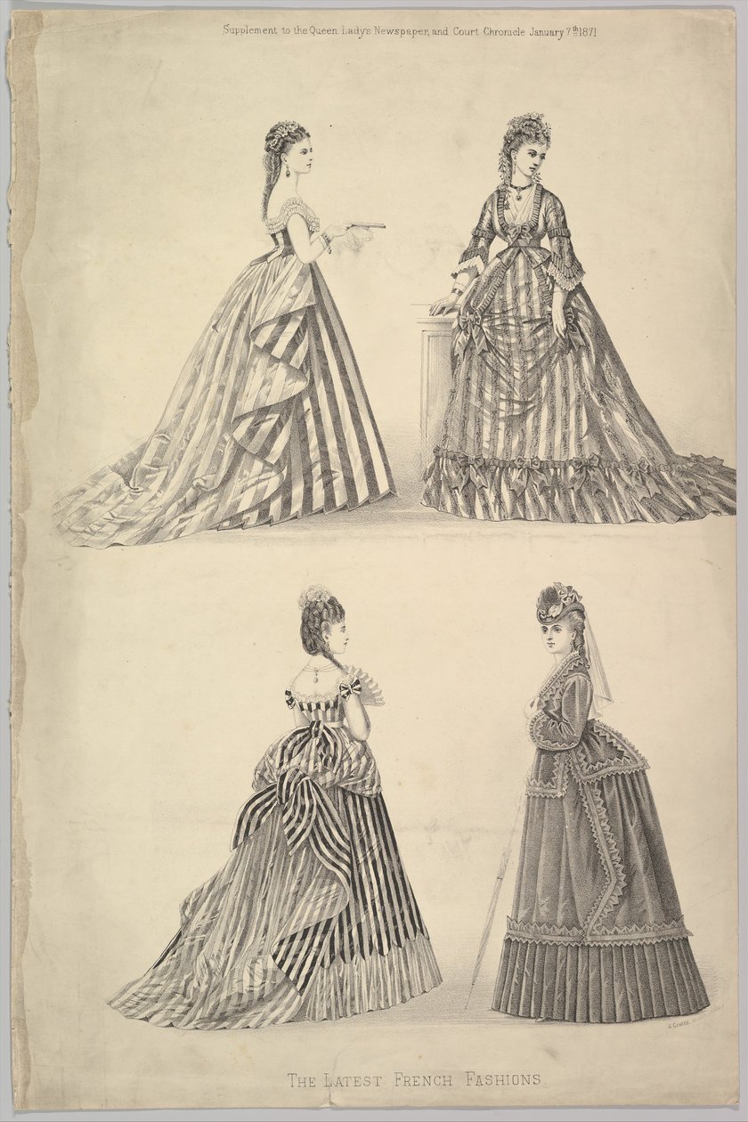 Les dernières modes françaises de The Queen, The Lady