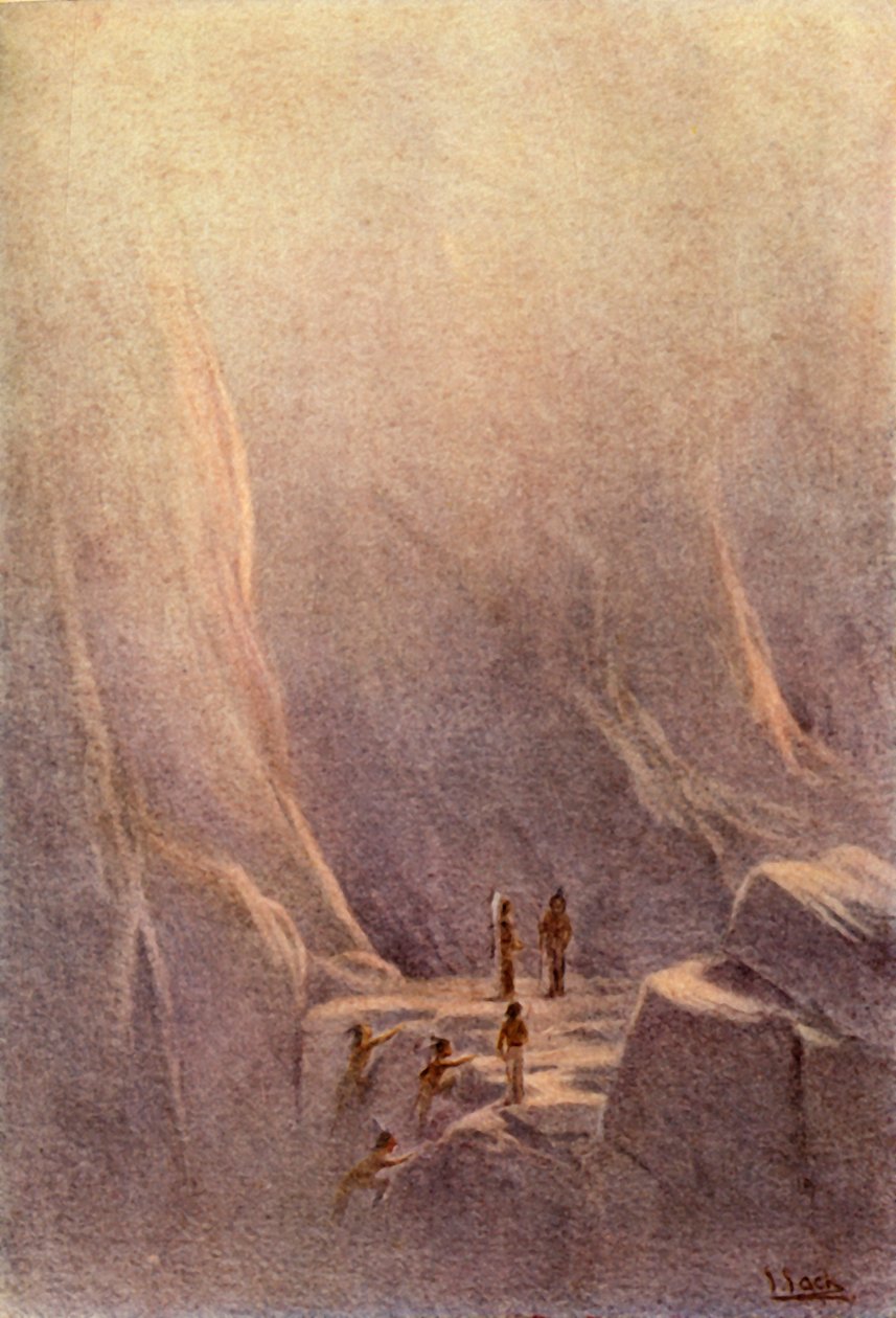 Les Lenape arrivent au lieu des grottes, 1914 - Unbekannt
