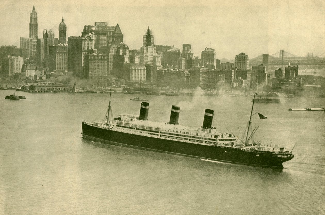 Le Léviathan à New York, vers 1930 - Unbekannt