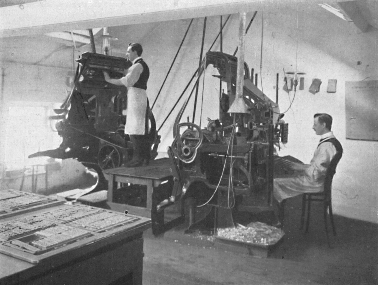 Les Linotypes, 1916 - Unbekannt
