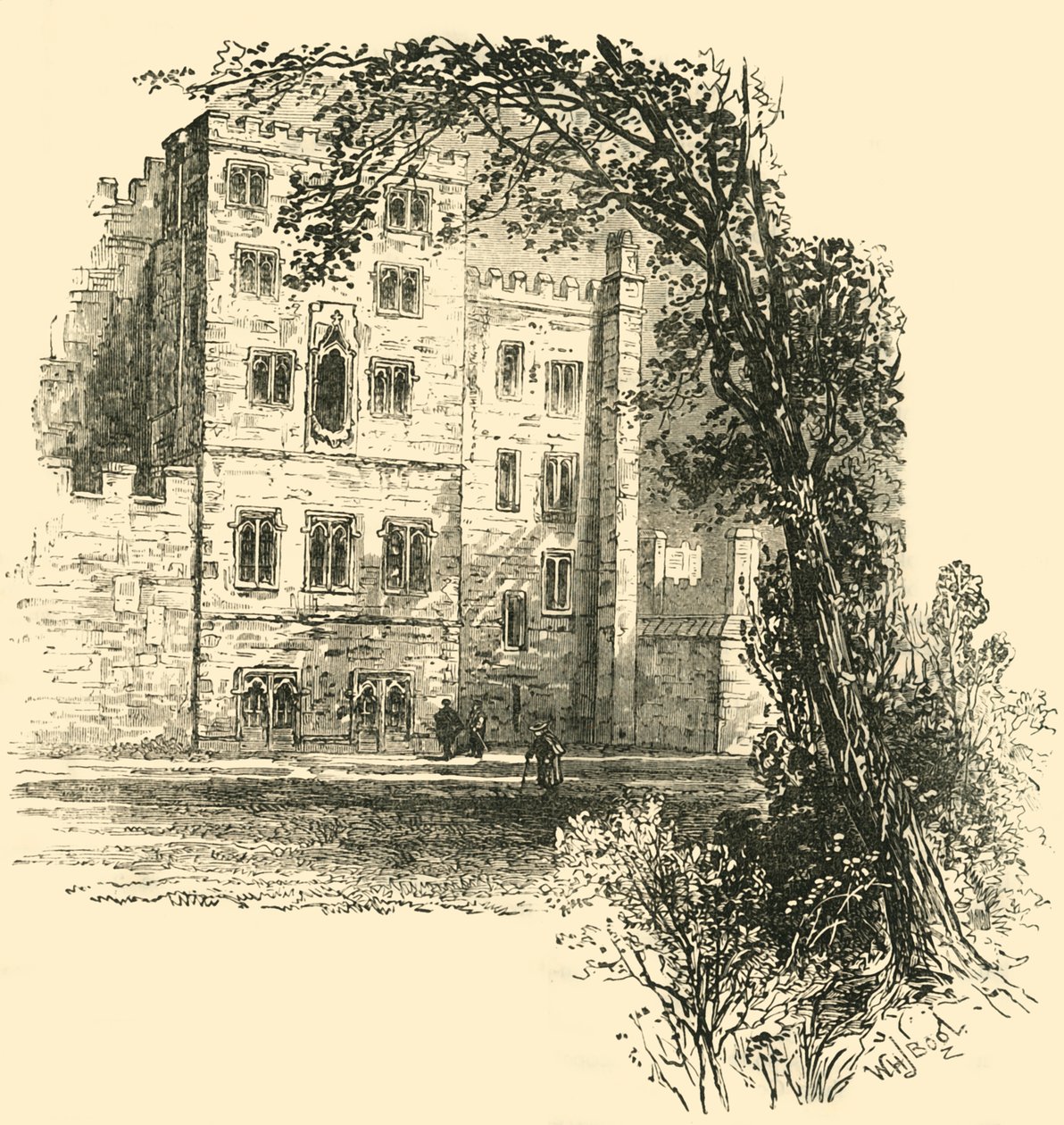 La Tour des Lollards, Palais de Lambeth, vers 1878 - Unbekannt