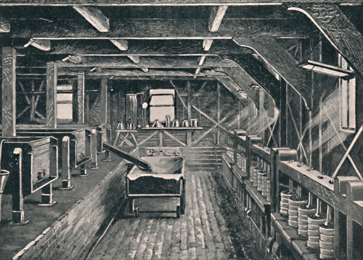 La fromagerie de Longford, Derbyshire, vers 1881, 1904 - Unbekannt