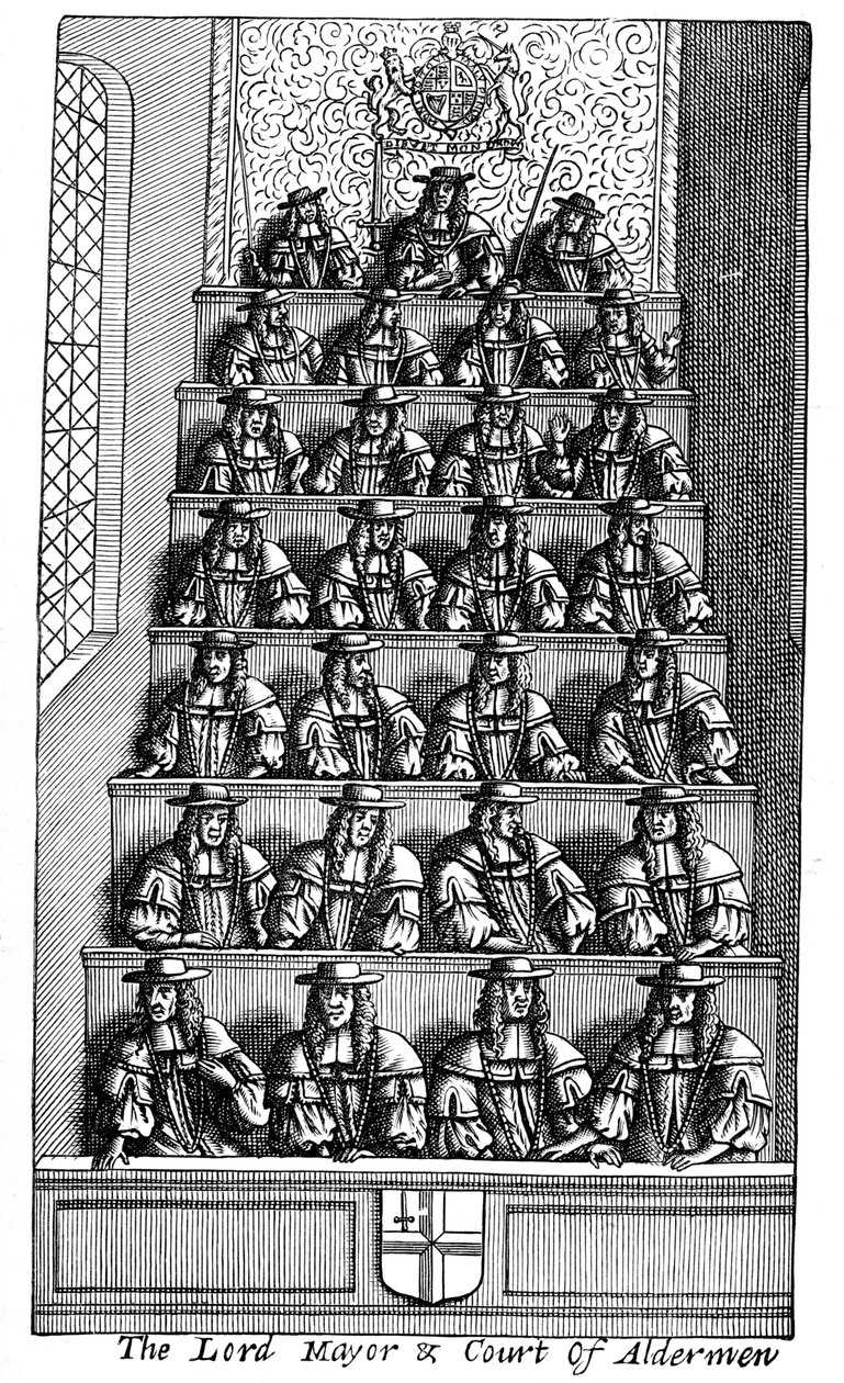 Le Lord Maire et la Cour des Échevins, Londres, 1681 - Unbekannt