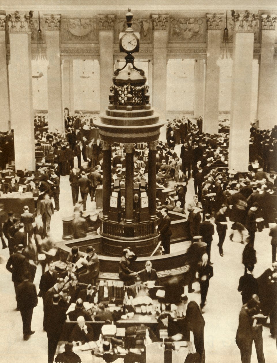 La cloche de Lutine dans la salle de souscription chez Lloyds de Londres, 1933, 1935 - Unbekannt