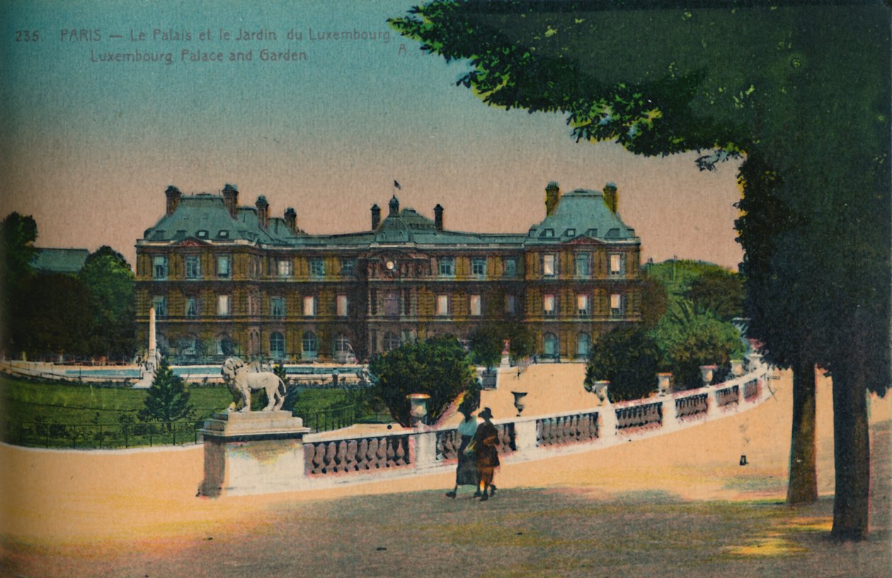 Le Palais du Luxembourg et le Jardin du Luxembourg, Paris - Unbekannt