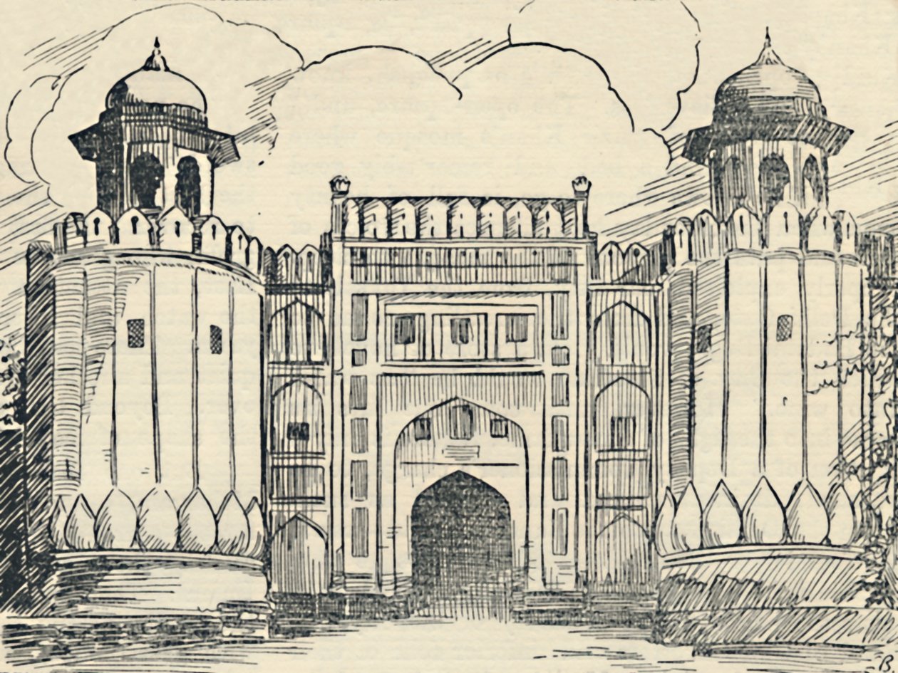 La porte principale - Fort de Lahore, 1936 - Unbekannt