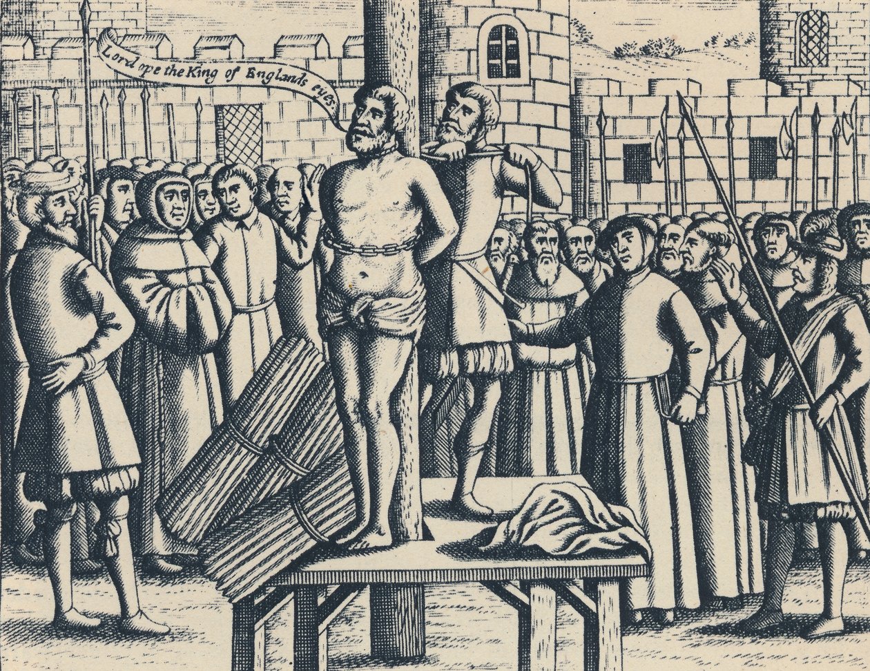 Le Martyre de Maître William Tindall en Flandre près du château de Vilvorde, 1563 - Unbekannt