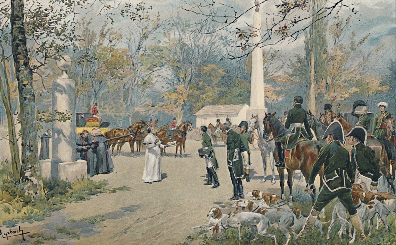 La Rencontre de Napoléon et de Pie VII à Fontainebleau, 1813 - Unbekannt