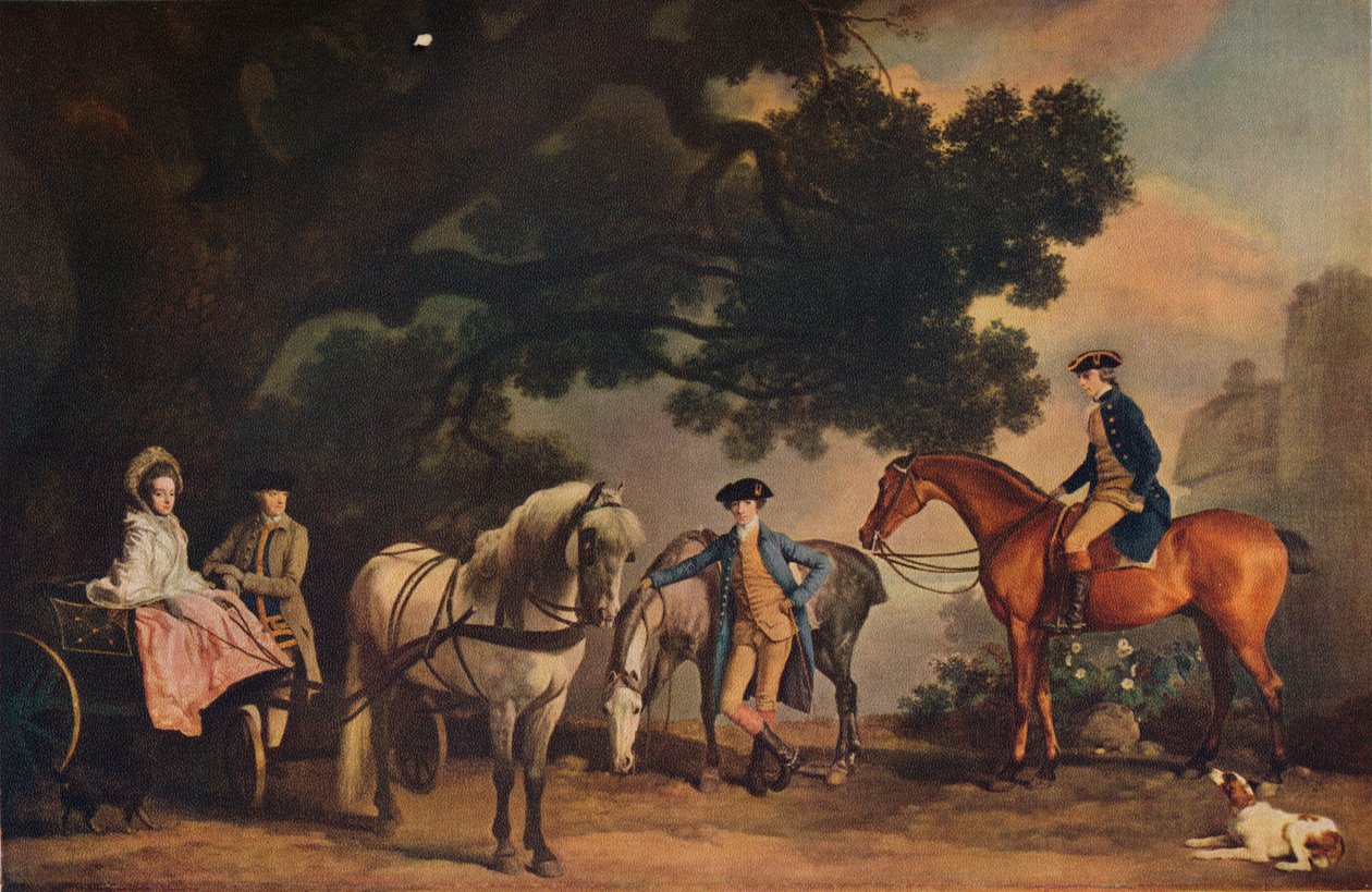 Les familles Milbanke et Melbourne, vers 1796 - Unbekannt