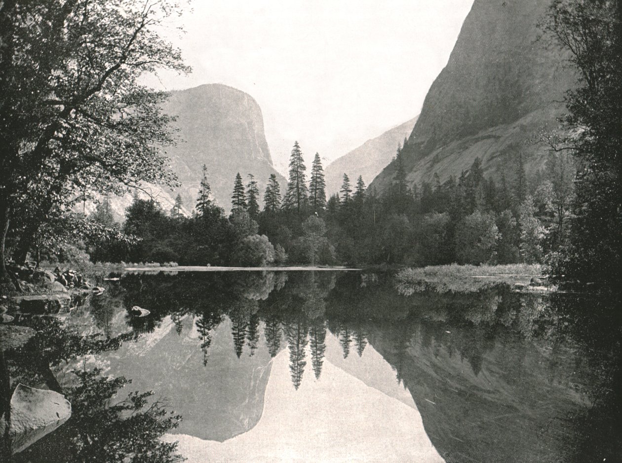 Le Lac Miroir, Vallée de Yosemite, USA, 1895 - Unbekannt