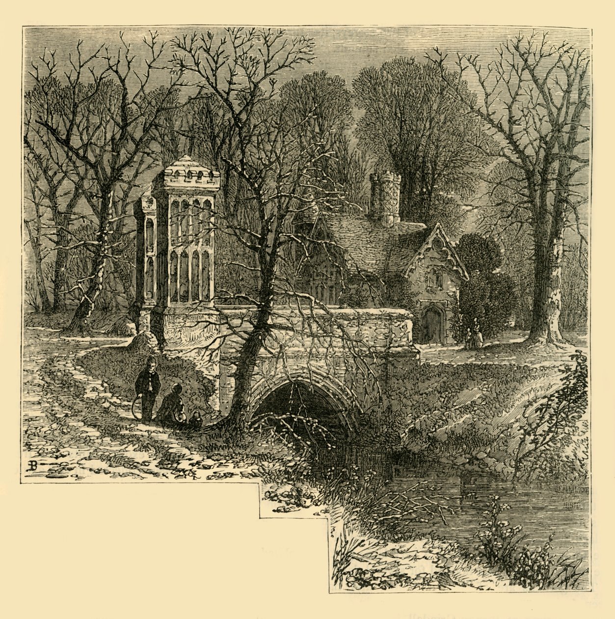 Le Fossé, Palais de Fulham, c1878 - Unbekannt