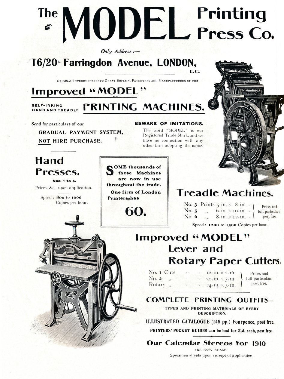 The Model Printing Press Co. - Unbekannt