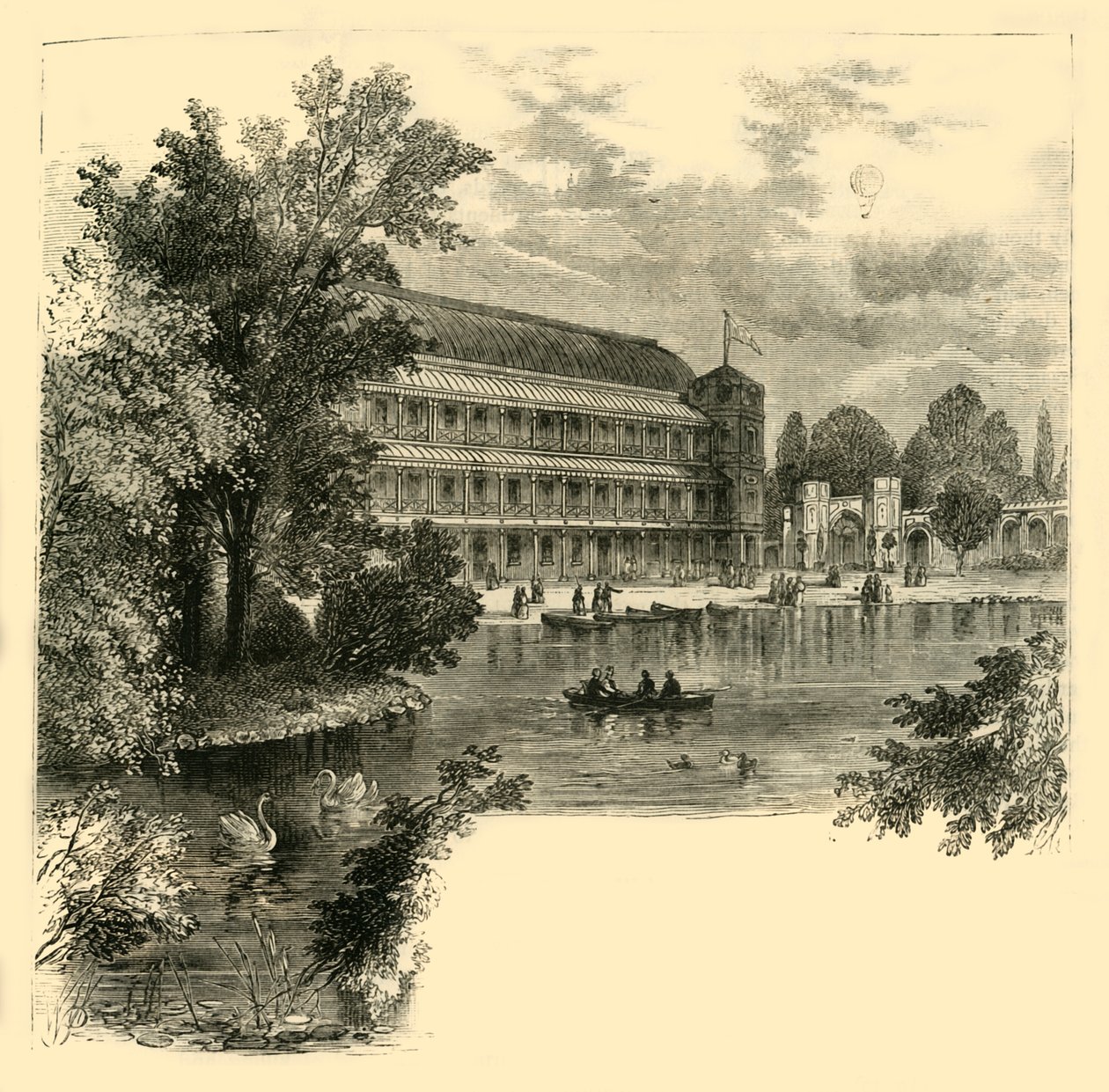 Le Music Hall, Surrey Gardens, vers 1878 - Unbekannt