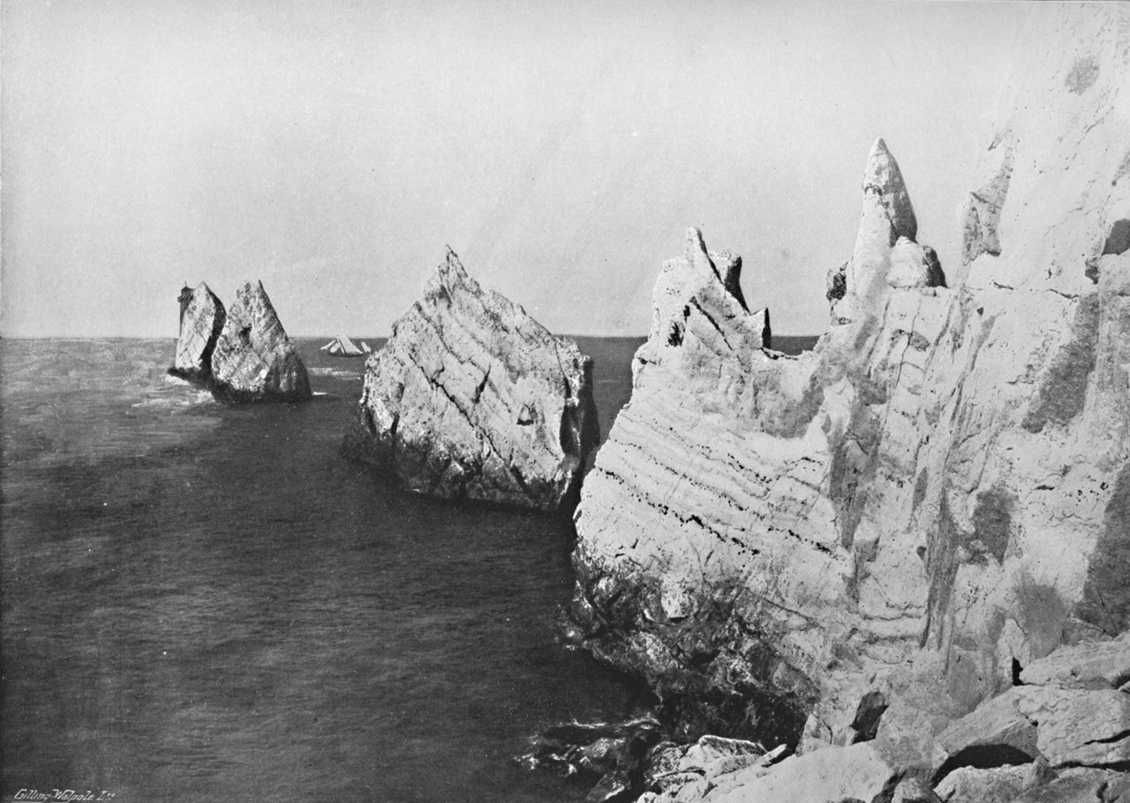 Les Aiguilles - Vue générale, montrant le phare - Unbekannt