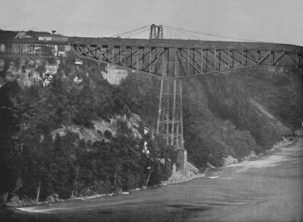 Le pont cantilever de Niagara, 19e siècle - Unbekannt