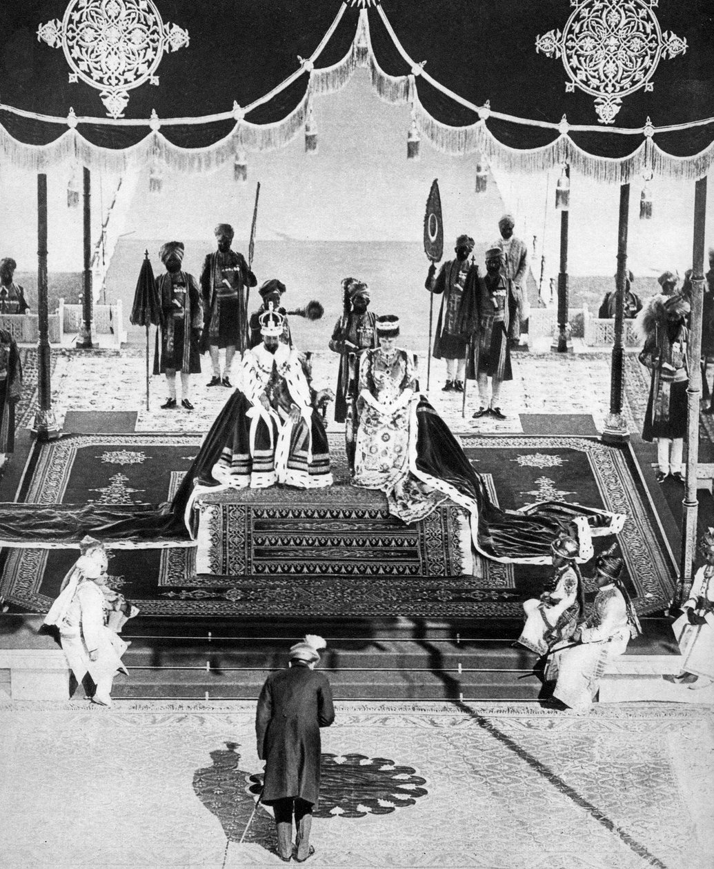 Le Nizam de Hyderabad rend hommage au Delhi Durbar, 1911, 1935 - Unbekannt