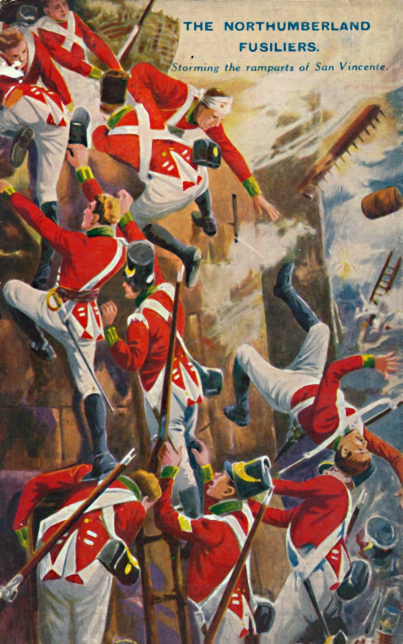Les Northumberland Fusiliers. Assaut des remparts de San Vincente - Unbekannt