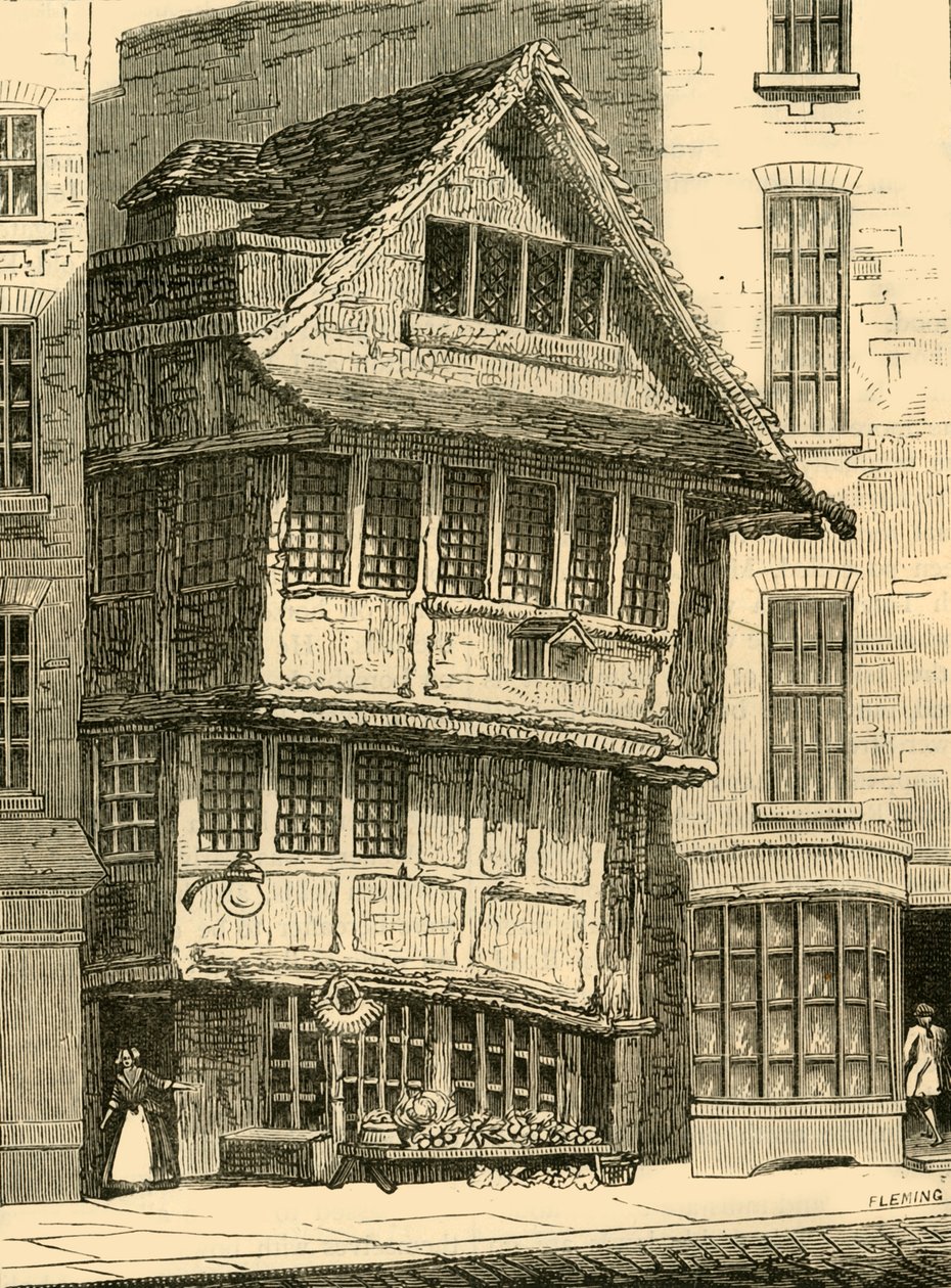 La vieille fontaine, dans les Minories, 1798, vers 1872 - Unbekannt