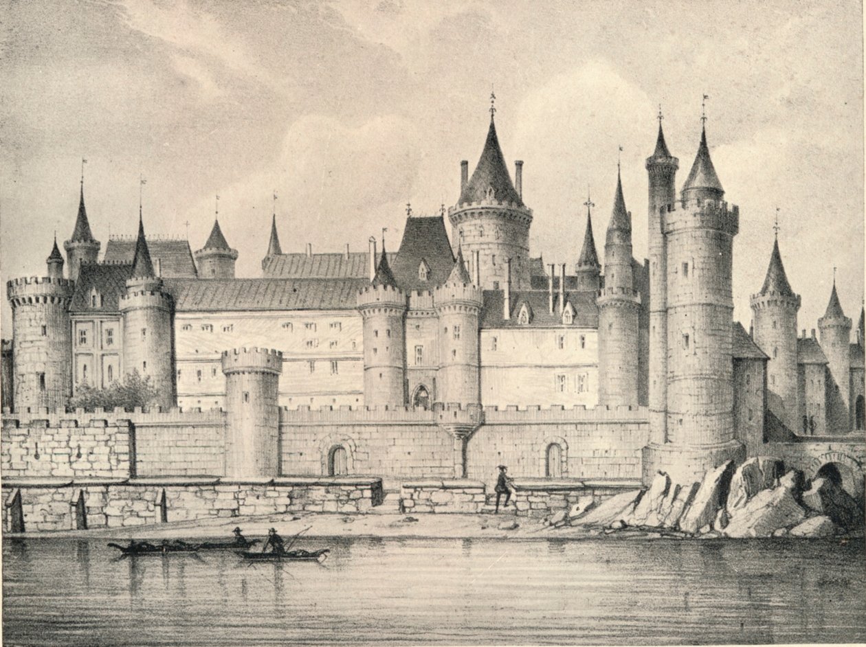 Le Vieux Louvre en 1670 - Unbekannt