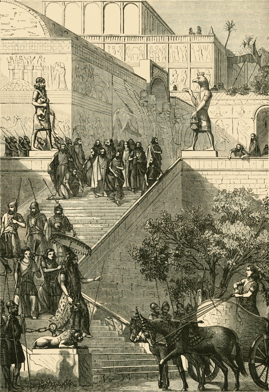 Le Palais de Kouyunjik, restauré. D