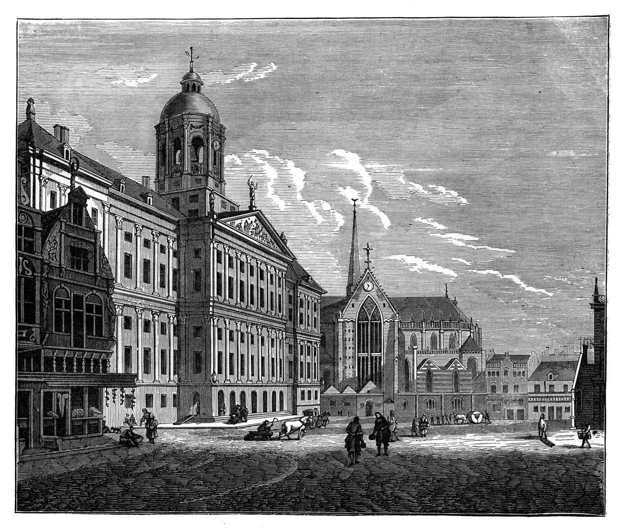 Le Palais Royal, Amsterdam, vers 1890 - Unbekannt