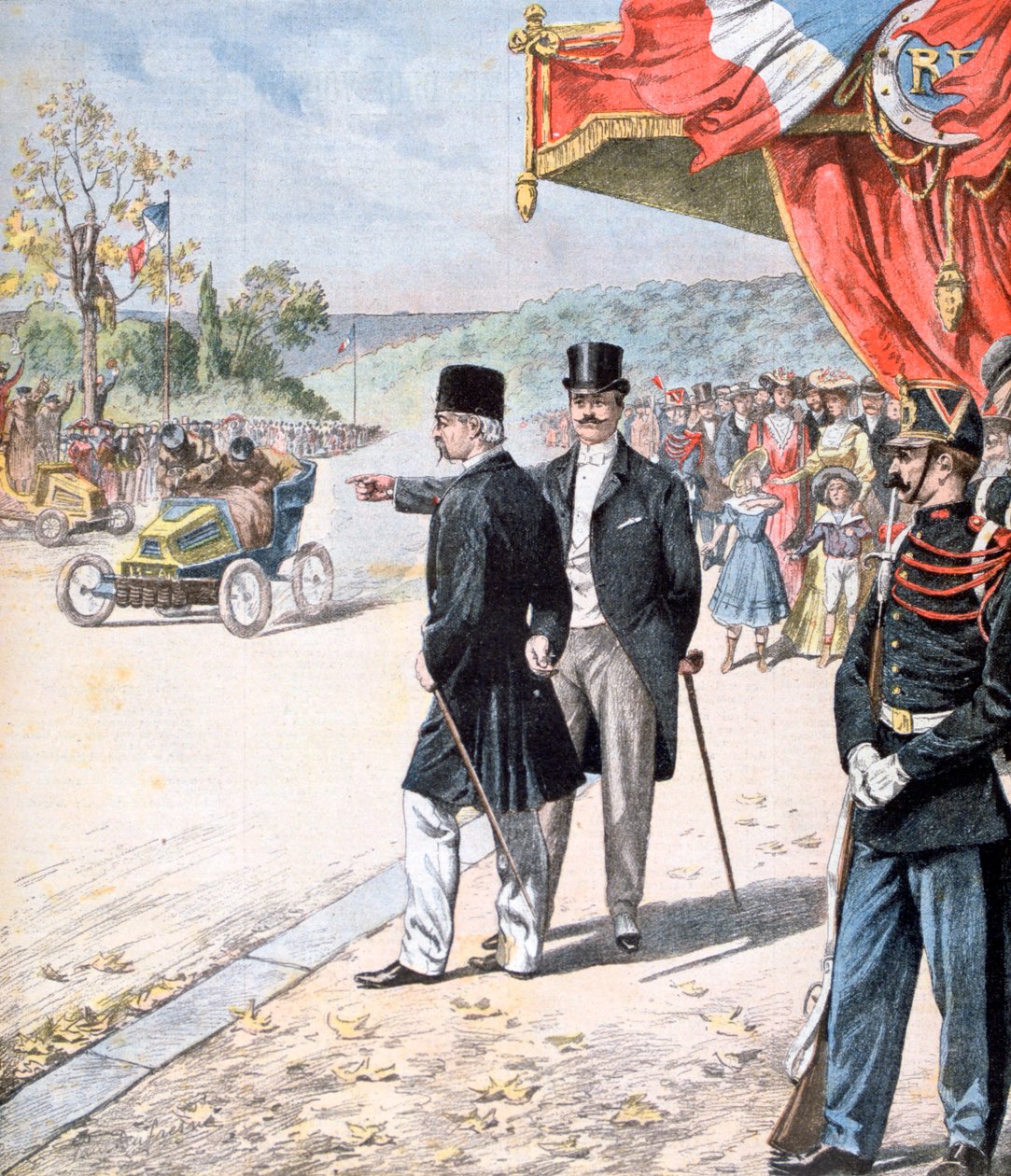 Le Shah persan Mozzafar al-Din Shah Qajar en France, 1902 - Unbekannt