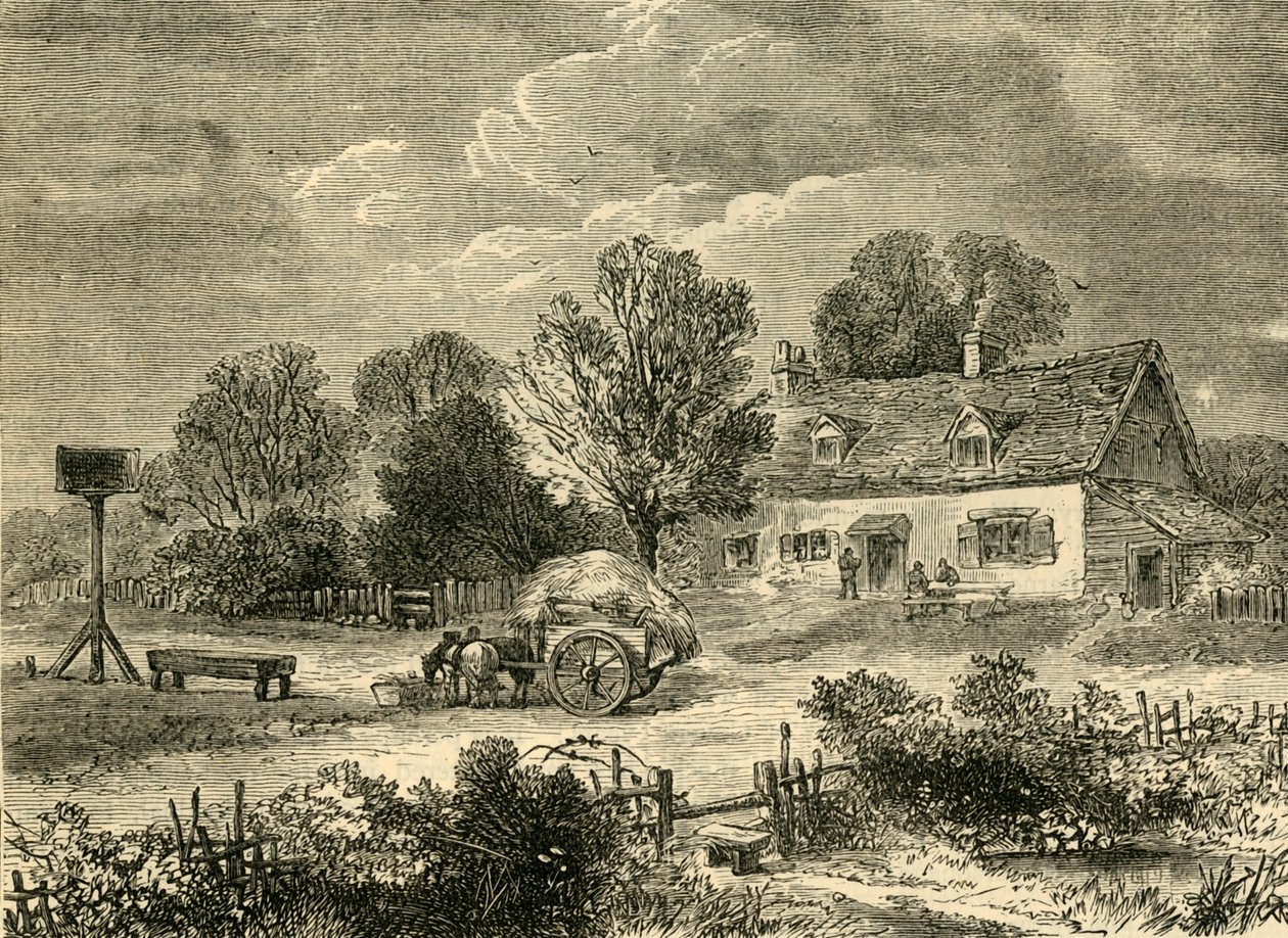 La charrue à Kensal Green, 1830, vers 1876 - Unbekannt
