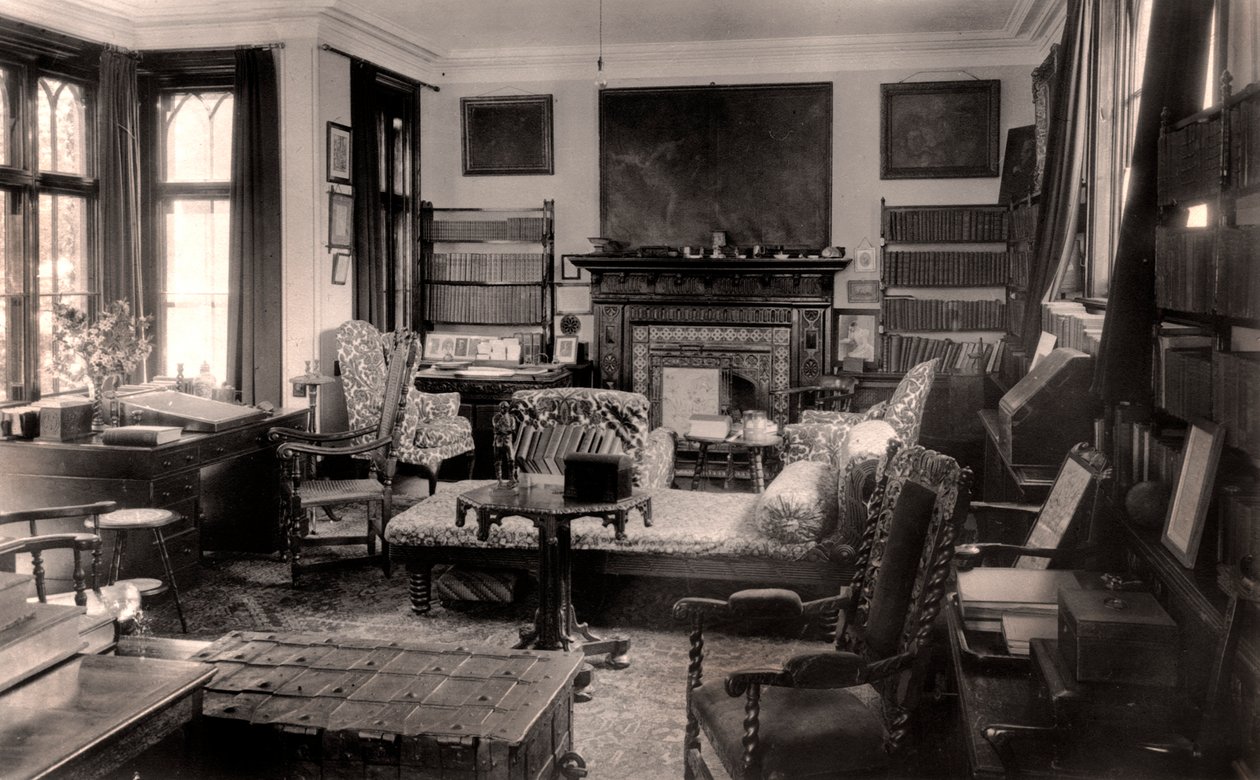 Le cabinet du poète, Farringford House, 20ème siècle - Unbekannt