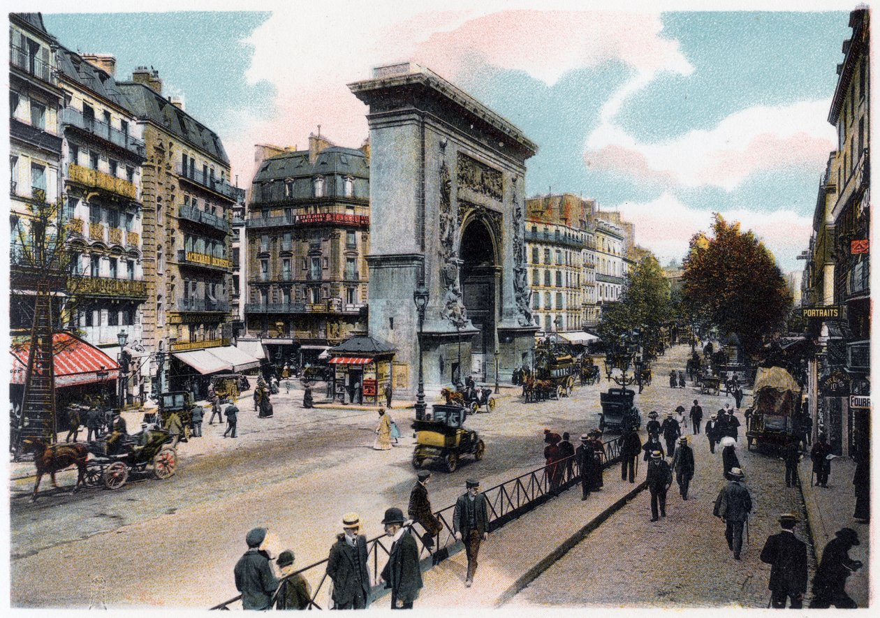 La Porte Saint Denis, Paris, vers 1900 - Unbekannt