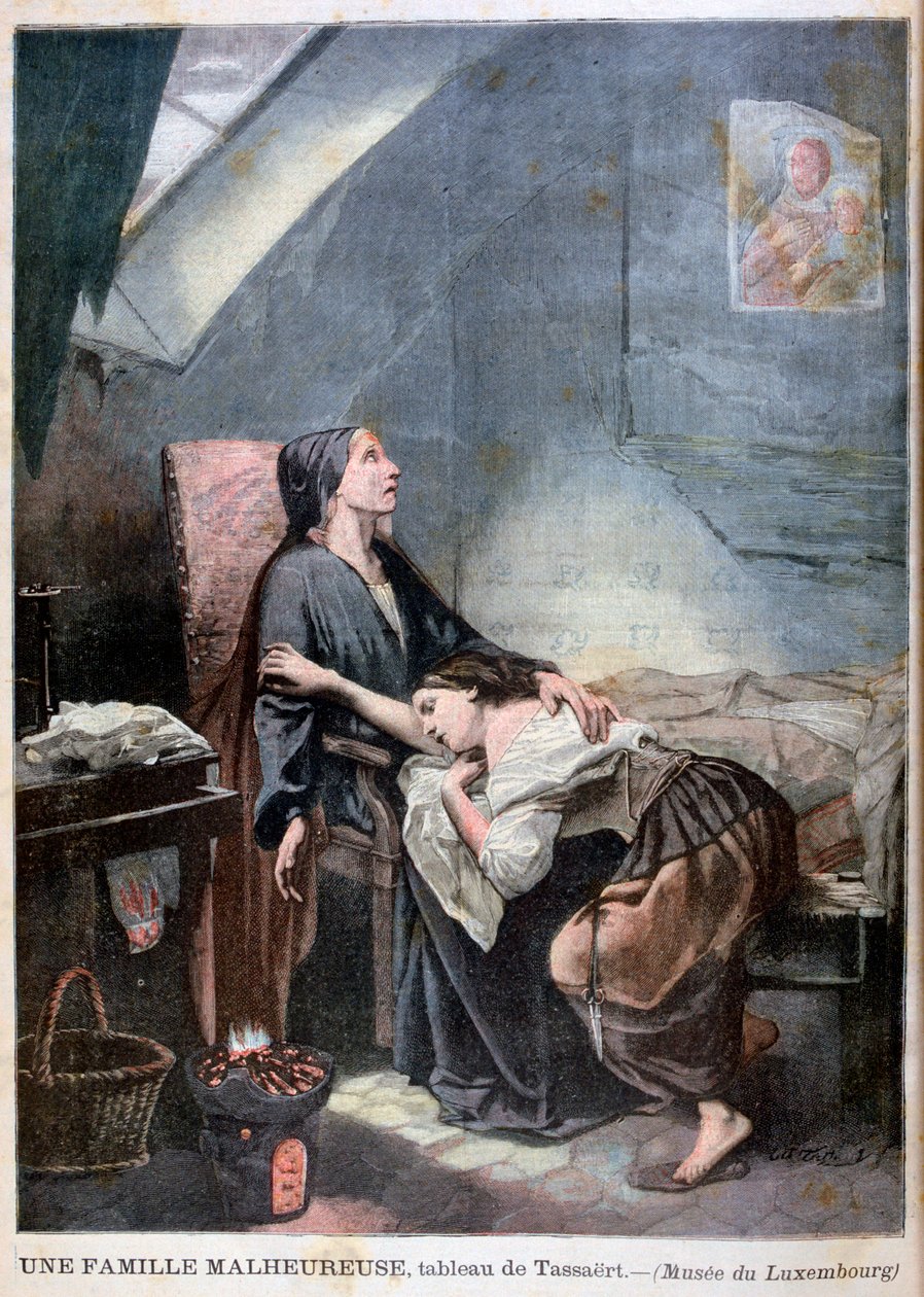 La famille indigente, ou Le suicide, 1849, 1897 - Unbekannt