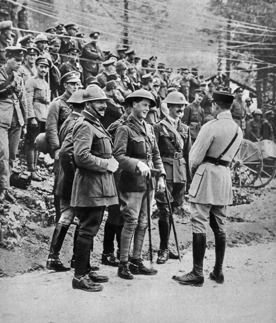 Le Prince de Galles au front italien - Unbekannt