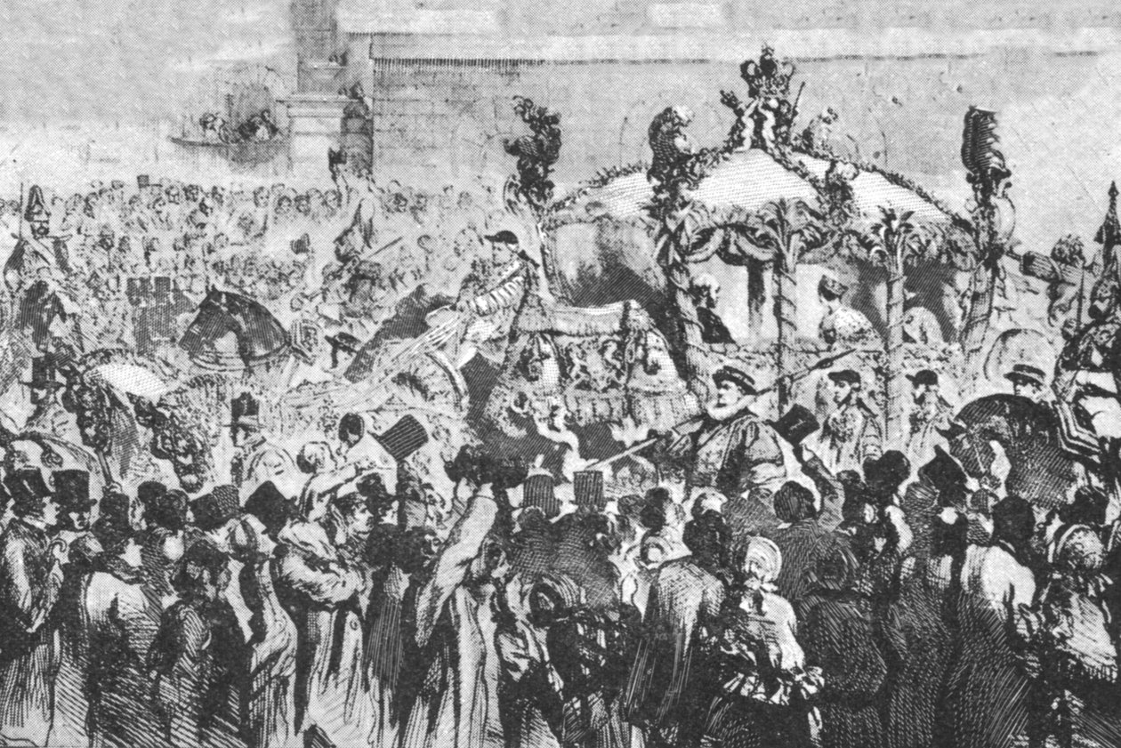 La procession à Westminster, 31 janvier 1856 - Unbekannt