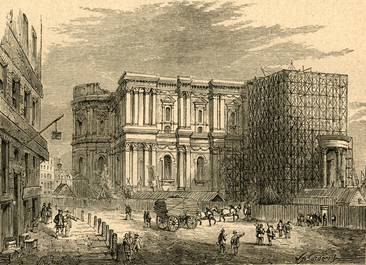 La reconstruction de Saint-Paul, 1897 - Unbekannt