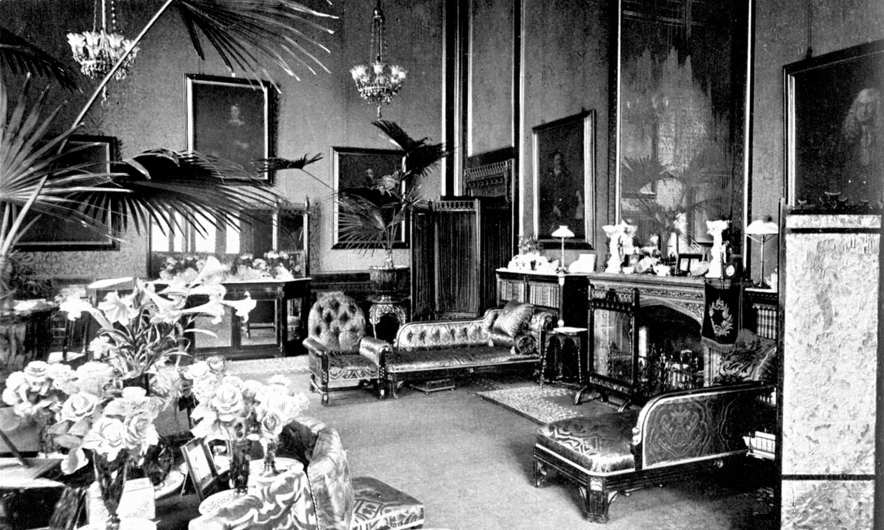 Le salon rouge dans la maison du président, Palais de Westminster, Londres - Unbekannt