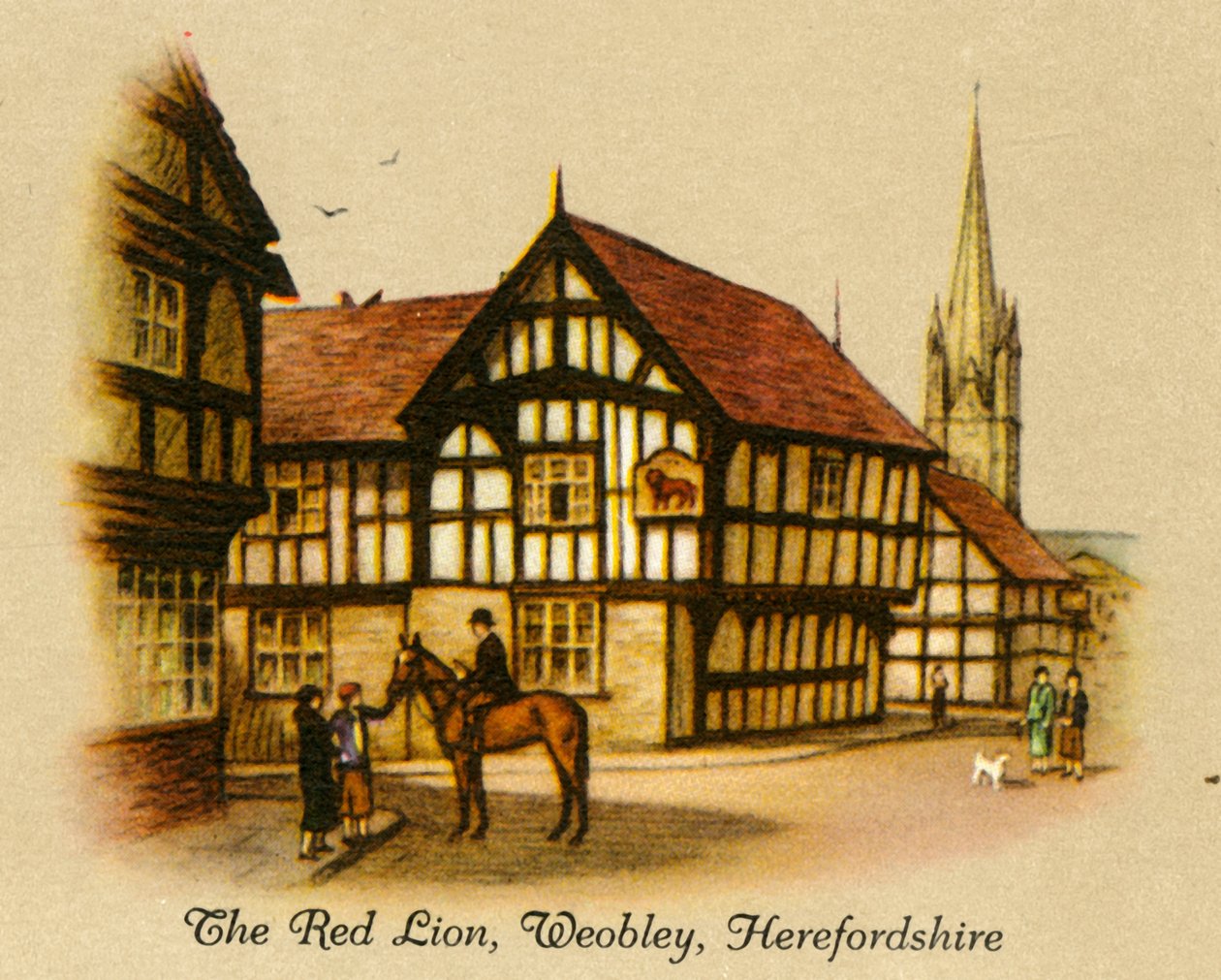 Le Lion Rouge, Weobley, Herefordshire, 1936 - Unbekannt