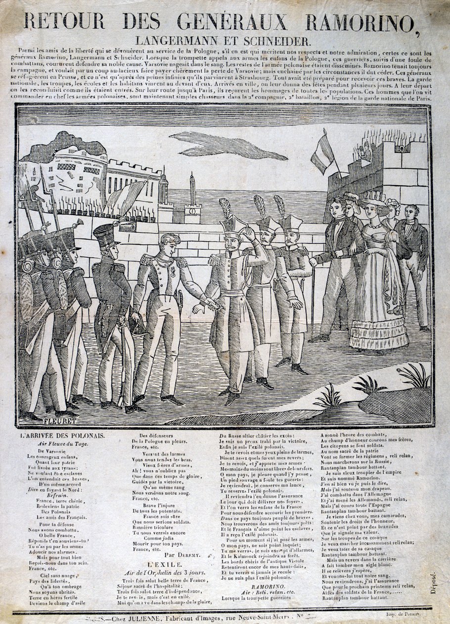 Le retour du général Ramorino, 1831 - Unbekannt