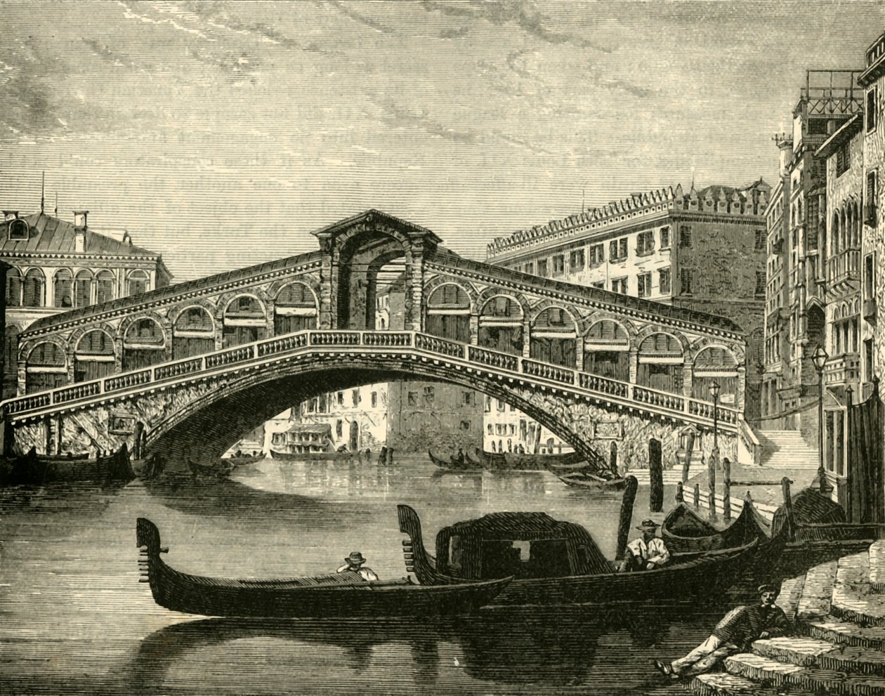 Le Rialto, Venise, 1890 - Unbekannt