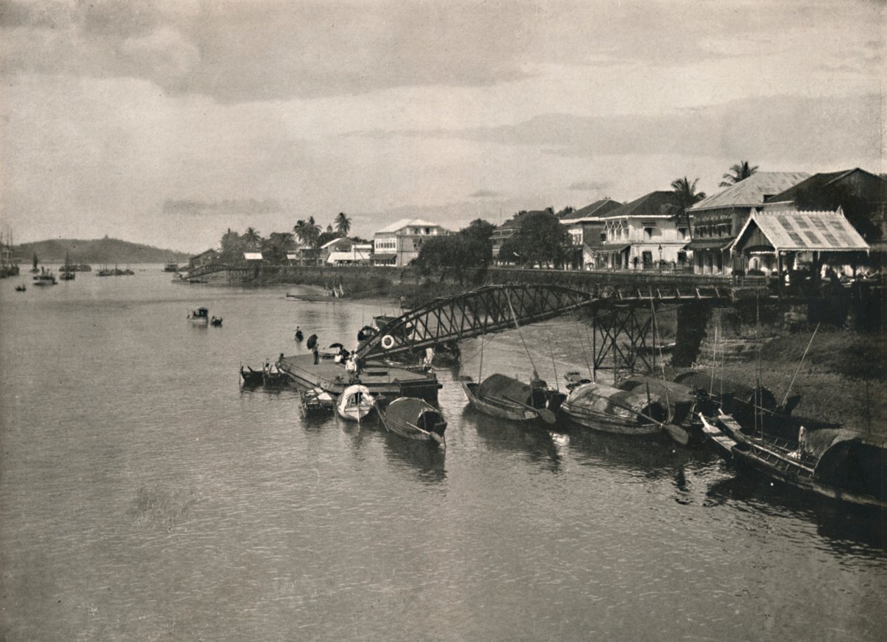 La rive et la route du Strand, Moulmein - Unbekannt