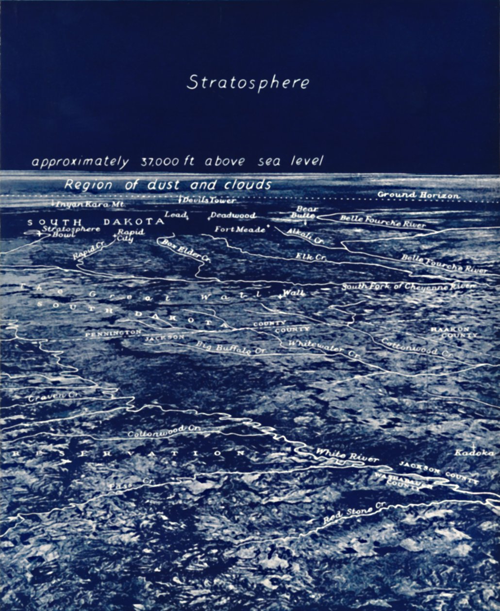 La rotondité de la Terre depuis la stratosphère, 1935 - Unbekannt