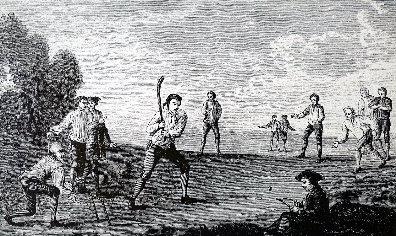 Le club de la Royal Academy jouant au cricket - Unbekannt